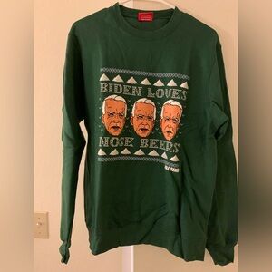 Green Graphic Men's Sweater